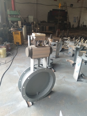 Pneumatische Schmetterlingsdämpfer Rund-Hochtemperatur-Industrie-Schmetterlingsdämpfer