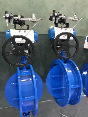 Pneumatische Schmetterlingsdämpfer Rund-Hochtemperatur-Industrie-Schmetterlingsdämpfer