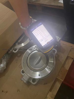 Pneumatische Schmetterlingsventilflansche Metallsitz hoher Druck