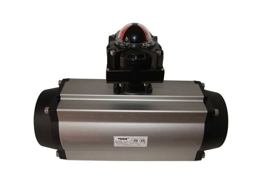 Aluminum Alloy Pneumatic Rack and Pinion Actuator with Hard Anodized Treatment and Epoxy Coated for Corrosion Resistance