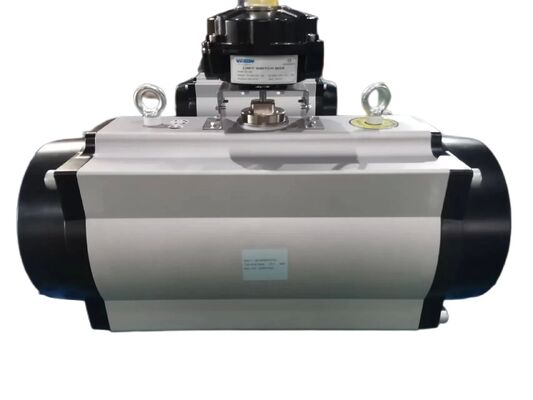 316 Edelstahl-Volldurchgangs-Schwimmkugelhahn mit pneumatischem Stellantrieb und Flanschanschluss