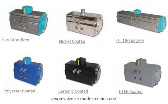 316 Edelstahl-Volldurchgangs-Schwimmkugelhahn mit pneumatischem Stellantrieb und Flanschanschluss