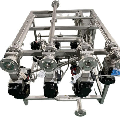 Industrielles Schwimmkugelventil- Skid-Montagesystem mit Durchgangstyp für Prozess-Skids