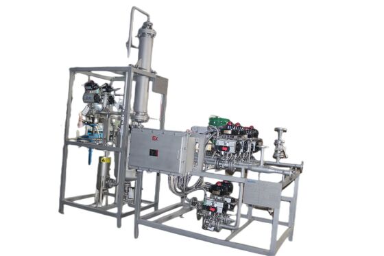 Schwimmkugelventil-Anlage auf Skid mit Durchgangsform für industrielle Nutzung