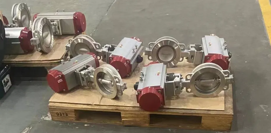 12 Zoll ANSI 150lb Lug-Schmetterlingsventil Präzisionskonfiguriert mit NBR-Sitz Fernbedienung des Ventils