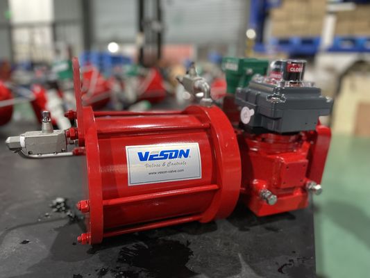 5-50 kg elektrischer hydraulischer Stellantrieb mit einem Betriebstemperaturbereich von -20 °C bis 80 °C, perfekt für den Schwerlastbereich