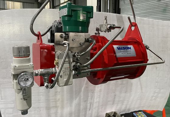 Pneumatischer Aktor für Rohrleitungsventile Metall-Sitzkugelventile Federrücklauf-Pneumatischer Aktor VSF-Serie