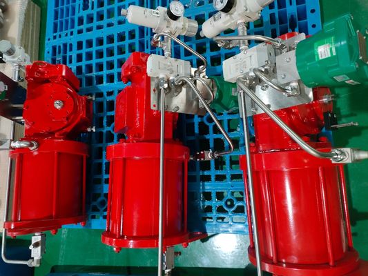 Pneumatischer Aktor für Rohrleitungsventile Metall-Sitzkugelventile Federrücklauf-Pneumatischer Aktor VSF-Serie