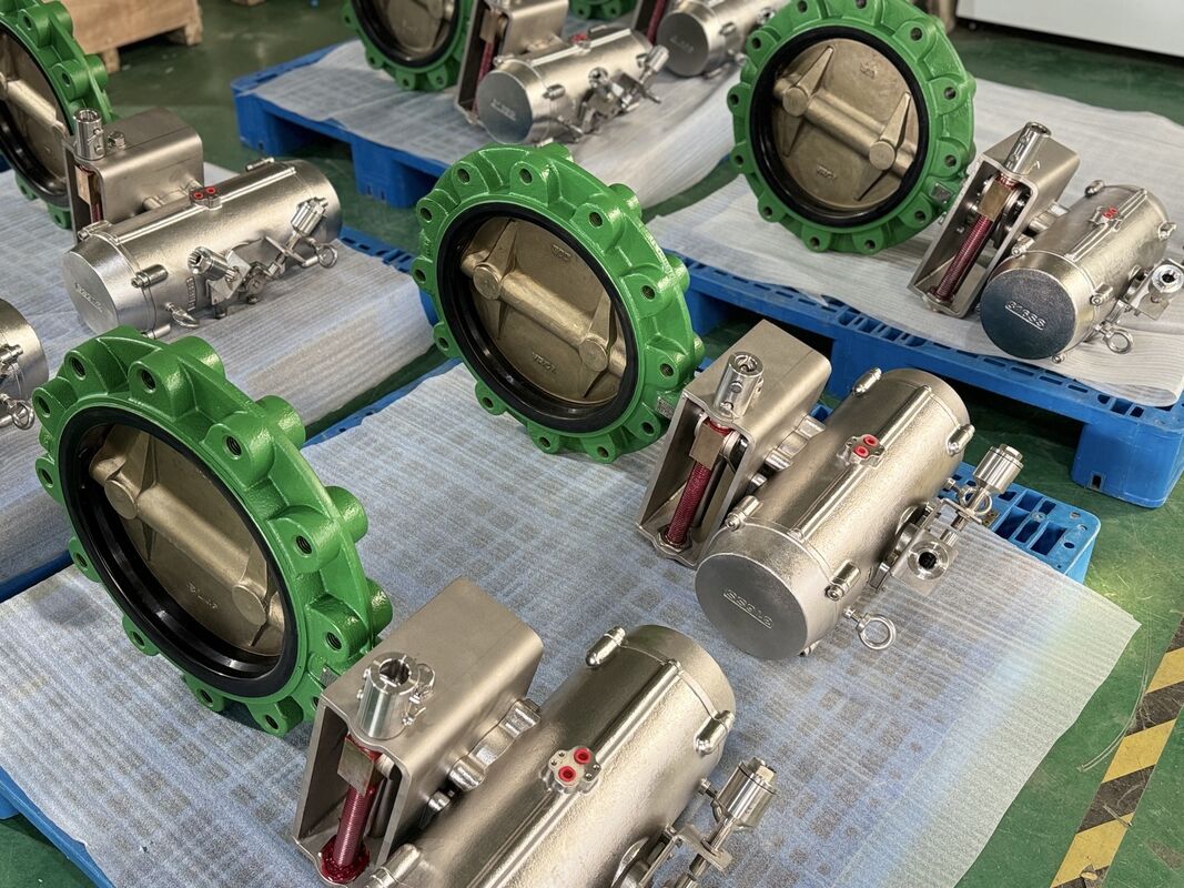 Hochleistungs-Triple-Offset Lug Butterfly Valve mit Metallsitz Verlängerte Lebensdauer Null Leckage