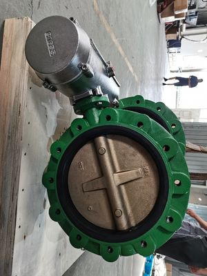 Pneumatisches SS316 Drosselventil-pressluftbetätigtes Marine Service-Meerwasser ABS Zertifikat für shipside Gebrauch