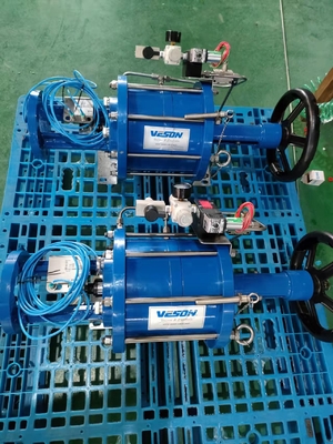 Linearer pneumatischer Auslöser-Handrad-Schieber-pneumatischer Auslöser ISO
